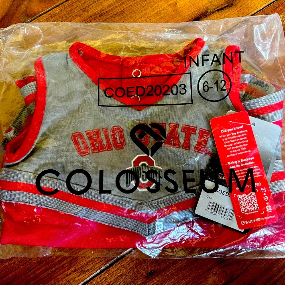 Ohio State Infant Cheer Dress